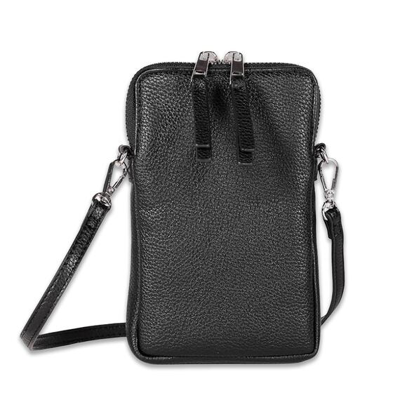 The Drop Desaline Phone Bag New $35 Amazon Black Faux Leather Mini Crossbody - Picture 1 of 10